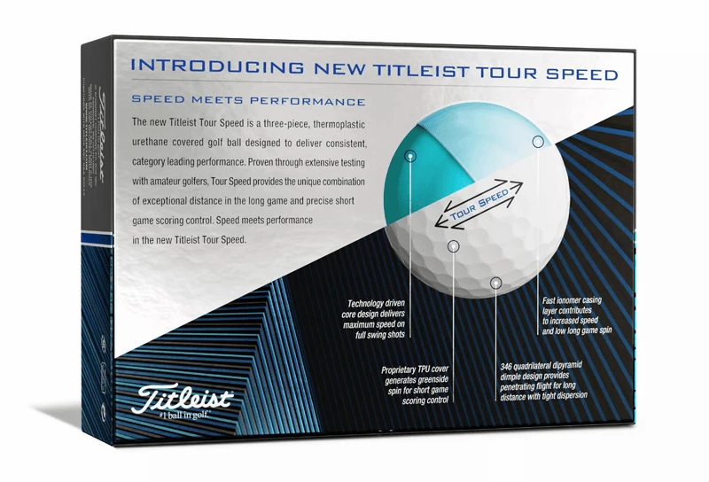 TITLEIST 2020 TOUR SPEED BALLS 4 TITLEIST 2020 TOUR SPEED BALLS - Image 2