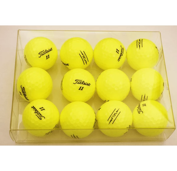 TITLEIST VG3 GOLF BALLS, YELLOW PEARL, 1 DZ IN CLEAR BOX 3 TITLEIST VG3 GOLF BALLS, YELLOW PEARL, 1 DZ IN CLEAR BOX