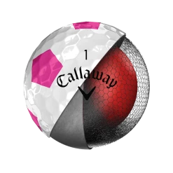 CALLAWAY CHROME SOFT TRUVIS PINK GOLF BALL -GOIF SHOP ChromeSoft Truvis Pink4