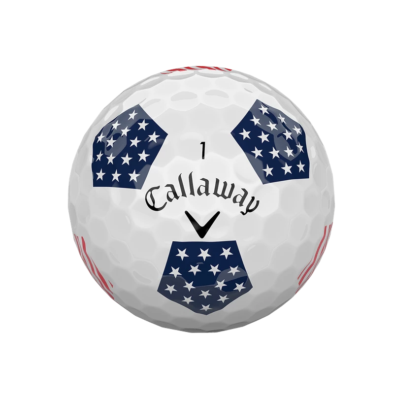 CALLAWAY CHROME SOFT X TRUVIS STARS AND STRIPES GOLF BALL 5 CALLAWAY CHROME SOFT X TRUVIS STARS AND STRIPES GOLF BALL - Image 3