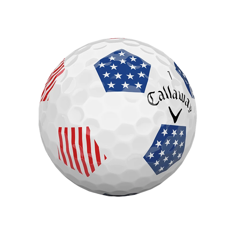 CALLAWAY CHROME SOFT X TRUVIS STARS AND STRIPES GOLF BALL 6 CALLAWAY CHROME SOFT X TRUVIS STARS AND STRIPES GOLF BALL - Image 4