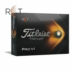 TITLEIST PRO V1 RCT BALLS WHITE 1 DZN (SUPPORT GARMIN APPROACH R10 & TRACKMAN)
