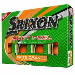 SRIXON SOFT FEEL GOLF BALLS 2022 -GOIF SHOP SF12 Package Brite Orange Lrg