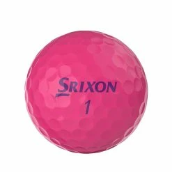 SRIXON SOFT FEEL LADY GOLF BALLS 2022 SOFT WHITE / PASSION PINK -GOIF SHOP SFL7 Ball 1 Passion Pink Lrg