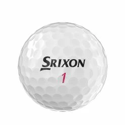 SRIXON SOFT FEEL LADY GOLF BALLS 2022 SOFT WHITE / PASSION PINK -GOIF SHOP SFL7 Ball 1 Soft White Lrg
