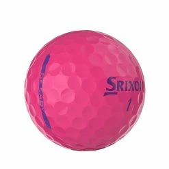 SRIXON SOFT FEEL LADY GOLF BALLS 2022 SOFT WHITE / PASSION PINK -GOIF SHOP SFL7 Ball 2 Passion Pink Lrg