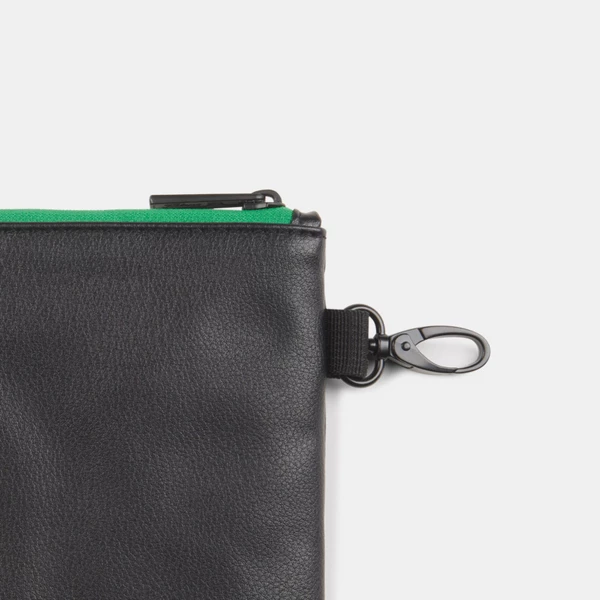 TITLEIST 2022 ZIPPERED POUCH SHAMROCK BLACK/GREEN 6 TITLEIST 2022 ZIPPERED POUCH SHAMROCK BLACK/GREEN - Image 4