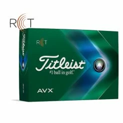 TITLEIST AVX RCT WHITE 1DZN (SUPPORT GARMIN APPROACH R10 & TRACKMAN)
