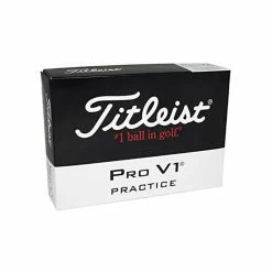 TITLEIST PRO V1 PRACTICE BALLS, 1 DZ