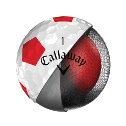 CALLAWAY CHROME SOFT TRUVIS GOLF BALL 9 CALLAWAY CHROME SOFT TRUVIS GOLF BALL -GOIF SHOP balls 2018 chrome soft truvis red 3 3