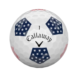 CALLAWAY CHROME SOFT TRUVIS STARS AND STRIPES GOLF BALL -GOIF SHOP balls 2018 chrome soft truvis stars stripes 2 4