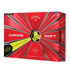 CALLAWAY CHROME SOFT TRUVIS GOLF BALL 10 CALLAWAY CHROME SOFT TRUVIS GOLF BALL -GOIF SHOP balls 2018 chrome soft truvis yellow 1446 1
