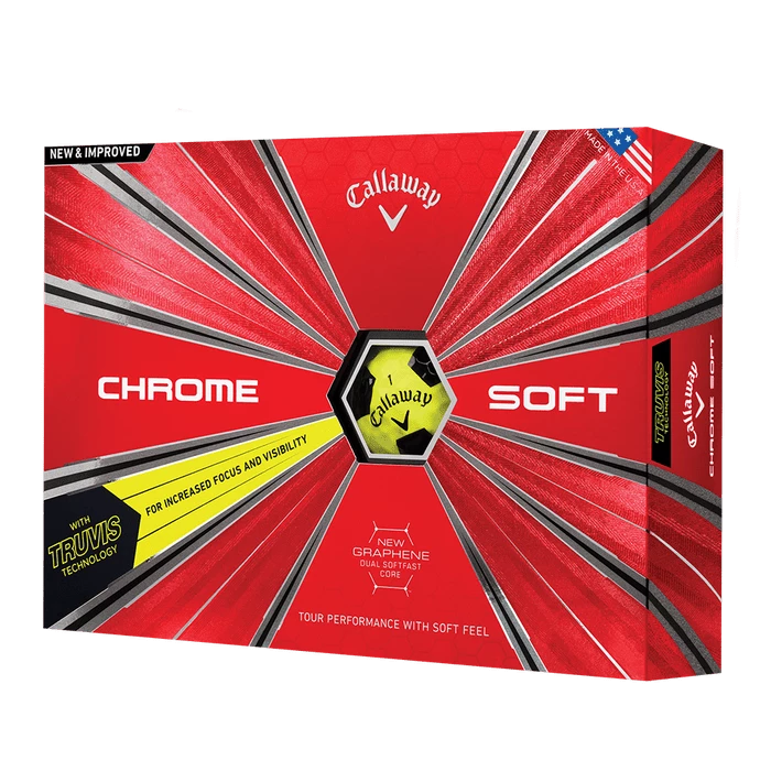 CALLAWAY CHROME SOFT TRUVIS GOLF BALL 6 CALLAWAY CHROME SOFT TRUVIS GOLF BALL - Image 4