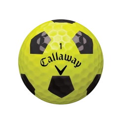 CALLAWAY CHROME SOFT X TRUVIS GOLF BALL -GOIF SHOP balls 2018 chrome soft x truvis yellow 1446 2