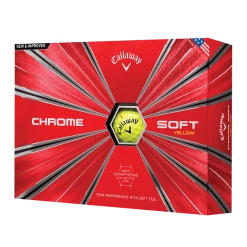 CALLAWAY CHROME SOFT GOLF BALL -GOIF SHOP balls 2018 chrome soft yellow 1446 1