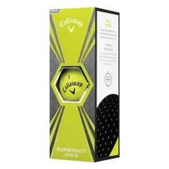 CALLAWAY SUPERHOT BOLD MATTE GREEN/ORANGE/RED/YELLOW 15-PACK GOLF BALL -GOIF SHOP balls 2018 superhot bold yellow 15pk 1446 2