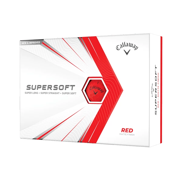CALLAWAY SUPERSOFT MATTE GOLF BALLS 3 CALLAWAY SUPERSOFT MATTE GOLF BALLS
