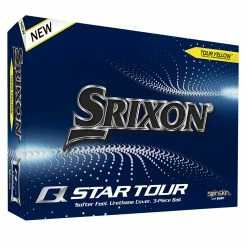 SRIXON Q-STAR TOUR GOLF BALLS 2022 PURE WHITE / TOUR YELLOW -GOIF SHOP qst4 tour yellow v2 lrg