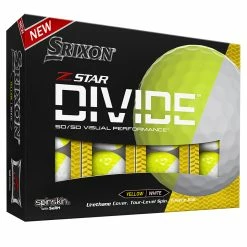 SRIXON Z-STAR DIVIDE GOLF BALLS 2022 WHITE / TOUR YELLOW -GOIF SHOP zstar divide yw v2 lrg 1