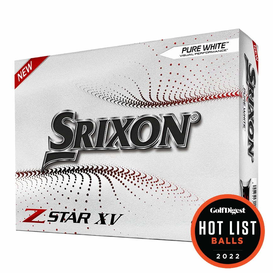 SRIXON Z-STAR XV GOLF BALLS 2022 PURE WHITE / TOUR YELLOW 4 SRIXON Z-STAR XV GOLF BALLS 2022 PURE WHITE / TOUR YELLOW - Image 2