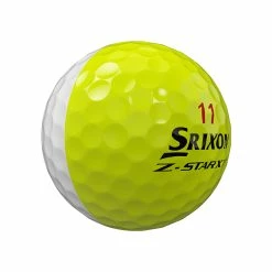 SRIXON Z-STAR XV DIVIDE GOLF BALLS 2022 WHITE / TOUR YELLOW 15 SRIXON Z-STAR XV DIVIDE GOLF BALLS 2022 WHITE / TOUR YELLOW -GOIF SHOP zstar xv divide yw v6 lrg